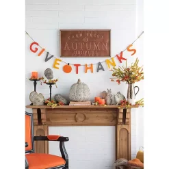 Discount Kirklands Home Give Thanks Colorful Banner