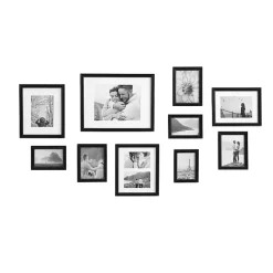 Clearance Kirklands Home Glam Black 10-pc. Gallery Wall Frame Set