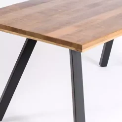 Best Kirklands Home Glenn Natural Wood Rectangular Dining Table Brown