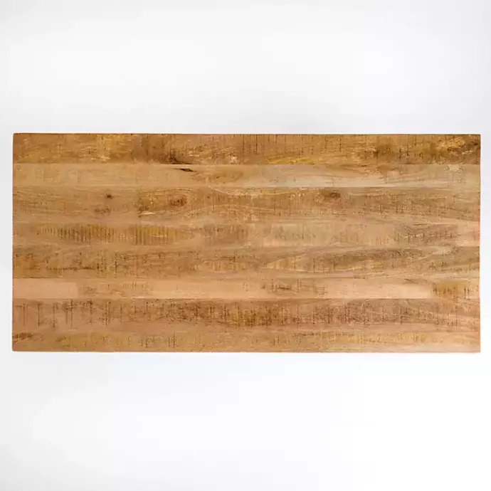 Best Kirklands Home Glenn Natural Wood Rectangular Dining Table Brown