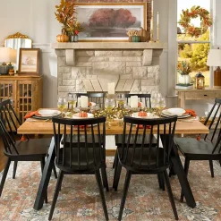 Best Kirklands Home Glenn Natural Wood Rectangular Dining Table Brown