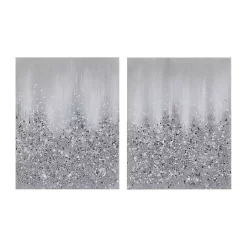 Sale Kirklands Home Glimmer Gradient 2-pc. Abstract Wall Art