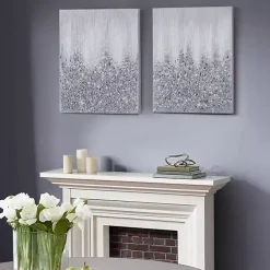 Sale Kirklands Home Glimmer Gradient 2-pc. Abstract Wall Art