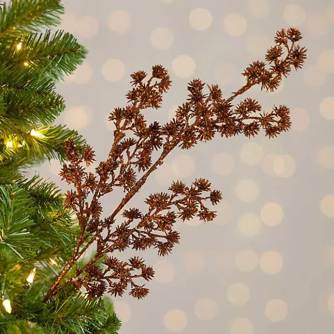 Sale Kirklands Home Glitter Chocolate Cosmic Tree Pick Brown