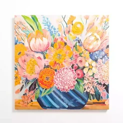 Outlet Kirklands Home Glowing Florals Canvas Art Print Multi