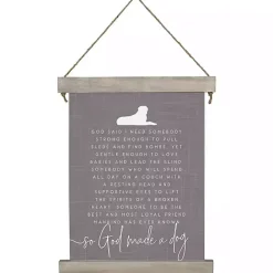 Outlet Kirklands Home God Made a Dog Wall Plaque