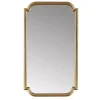 Best Kirklands Home Gold Adelaide Scalloped Rectangular Wall Mirror