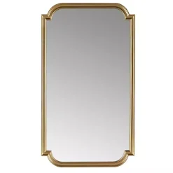 Best Kirklands Home Gold Adelaide Scalloped Rectangular Wall Mirror