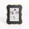 Online Kirklands Home Gold and Black Quatrefoil Picture Frame, 5x7