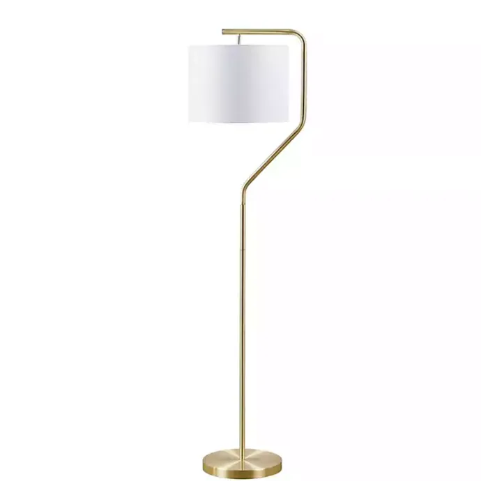 Outlet Kirklands Home Angular Modern Floor Lamp Gold