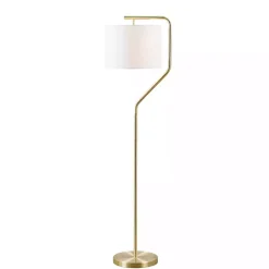 Outlet Kirklands Home Angular Modern Floor Lamp Gold