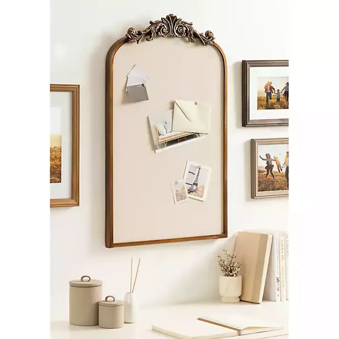 Online Kirklands Home Arch Framed Arendall Pinboard Gold