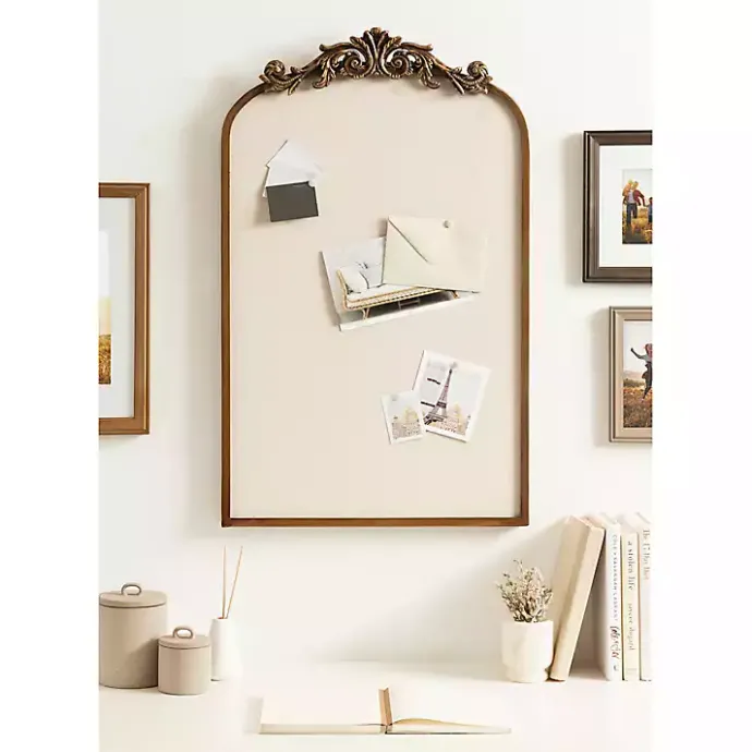 Online Kirklands Home Arch Framed Arendall Pinboard Gold