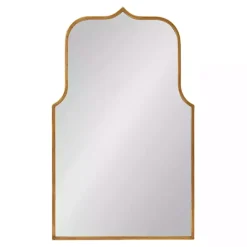 Sale Kirklands Home Arched Scallop Wall Mirror Gold