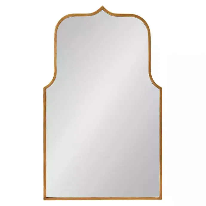 Sale Kirklands Home Arched Scallop Wall Mirror Gold