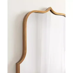 Sale Kirklands Home Arched Scallop Wall Mirror Gold