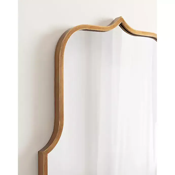 Sale Kirklands Home Arched Scallop Wall Mirror Gold