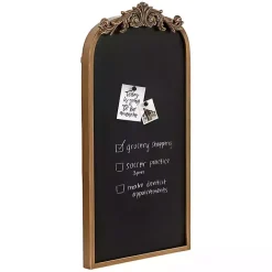 Online Kirklands Home Arendahl Arched Chalkboard Gold