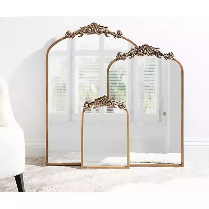 Sale Kirklands Home Arendahl Arched Mirror, 24x36 in. Gold
