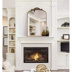 Sale Kirklands Home Arendahl Arched Mirror, 24x36 in. Gold