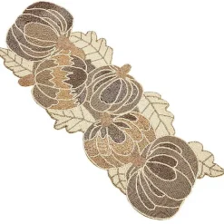 Sale Kirklands Home Gold Beaded Pumpkin Harvest Table Runner