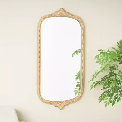 Sale Kirklands Home Gold Beaded Scroll Frame Wall Mirror