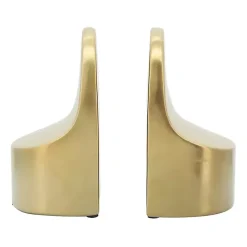 Clearance Kirklands Home Ceramic Curved Bookends Gold