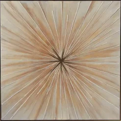 Clearance Kirklands Home Gold Contemporary Burst Framed Canvas Art Print