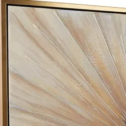 Clearance Kirklands Home Gold Contemporary Burst Framed Canvas Art Print