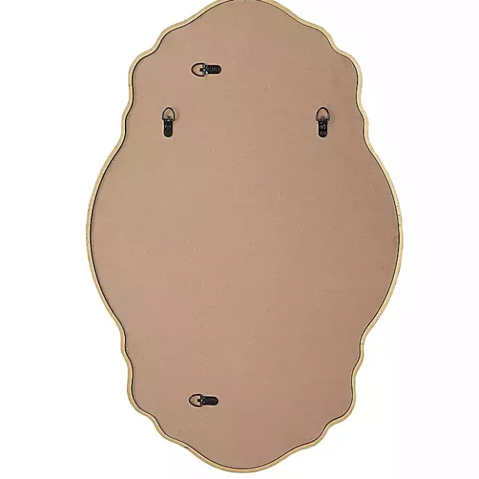 Best Kirklands Home Gold Curved Beveled Frame Mirror