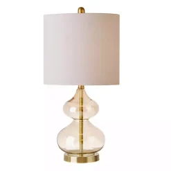 Sale Kirklands Home Curved Glass Table Lamps, Set of 2 Gold