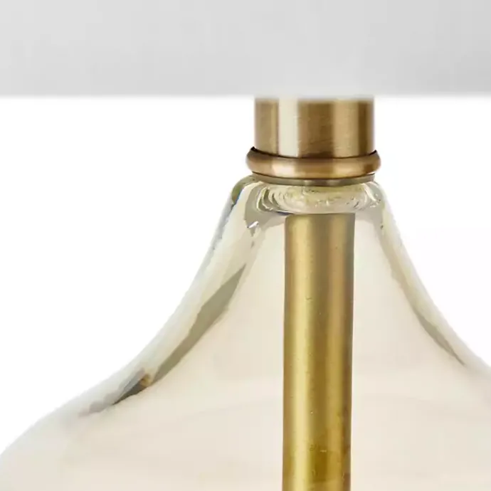 Sale Kirklands Home Curved Glass Table Lamps, Set of 2 Gold