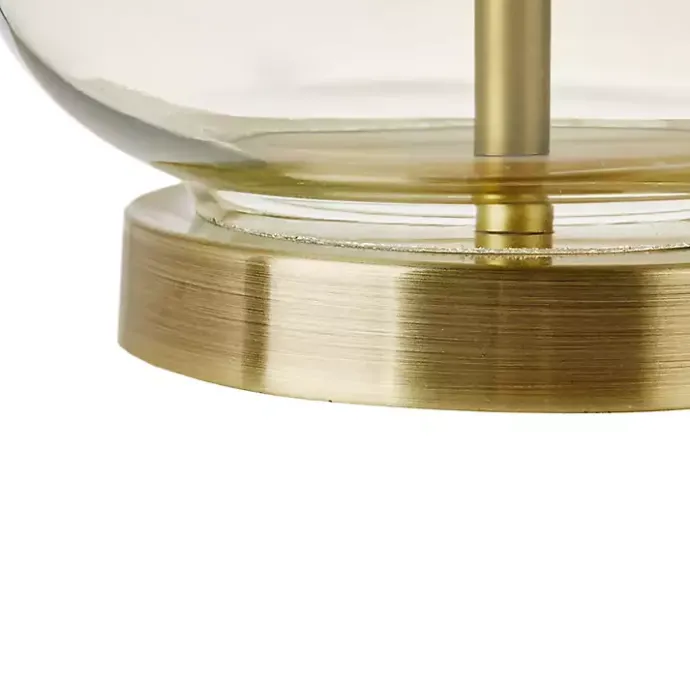 Sale Kirklands Home Curved Glass Table Lamps, Set of 2 Gold