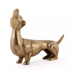 Best Kirklands Home Dachshund Figurine Gold