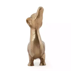 Best Kirklands Home Dachshund Figurine Gold