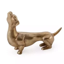 Best Kirklands Home Dachshund Figurine Gold