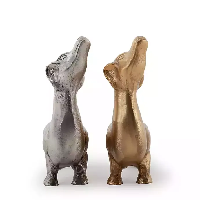 Best Kirklands Home Dachshund Figurine Gold