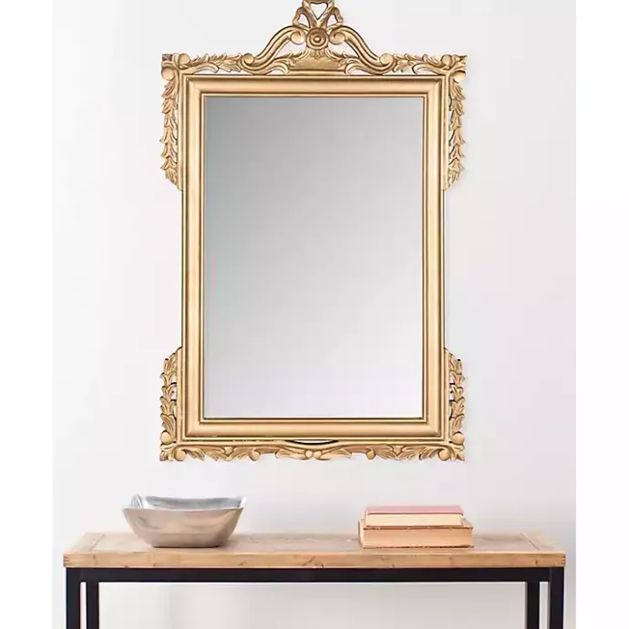 Best Kirklands Home Gold Decorative Scrolls Ornate Wall Mirror