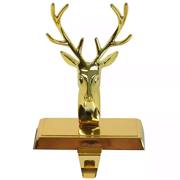 Best Kirklands Home Deer Stocking Holder Gold