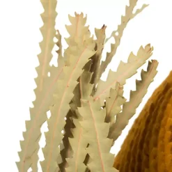 Outlet Kirklands Home Dried Jumbo Banksia Stems, Set of 3 Gold