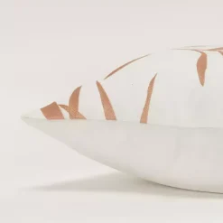 Best Kirklands Home Gold Embroidered Botanical Throw Pillow