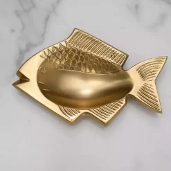 Sale Kirklands Home Fish Soap Dishes, Set of 2 Gold
