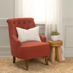 Hot Kirklands Home Gold Geometric Woven Lines Throw Pillow