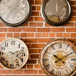 Online Kirklands Home Gold Gilded Frame Round Wall Clock