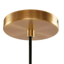 Outlet Kirklands Home Glass Avalon Pendant Light Gold