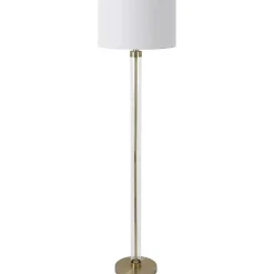 Hot Kirklands Home Glass Modern Floor Lamp Gold