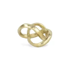 Hot Kirklands Home Infinite Abstract Knot Gold