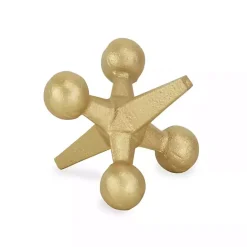 Best Kirklands Home Iron Jack Sculpture, 4 in. Gold