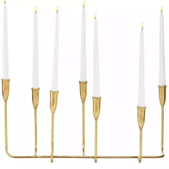 Online Kirklands Home Iron Taper Candle Holder Gold
