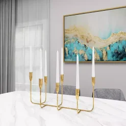 Online Kirklands Home Iron Taper Candle Holder Gold